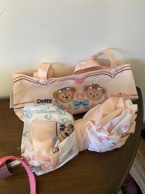 Hong Kong Disneyland Exclusive Duffy & Shiela May Folding Umbrella (with case)